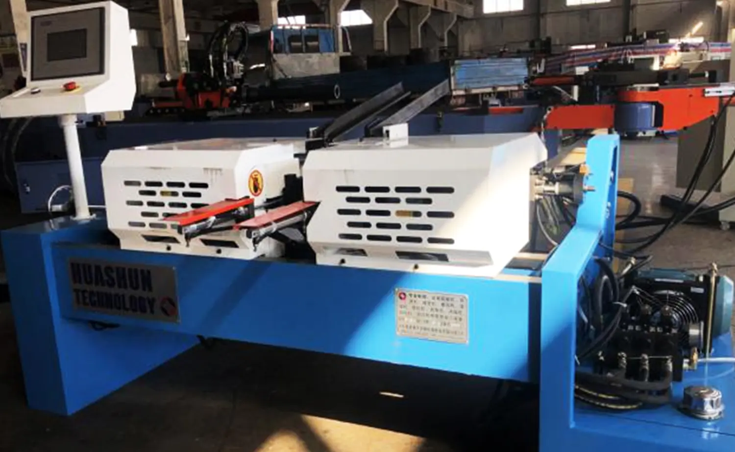 DEF PV Series Double Head Hydraulic Tube Chamfering Machine