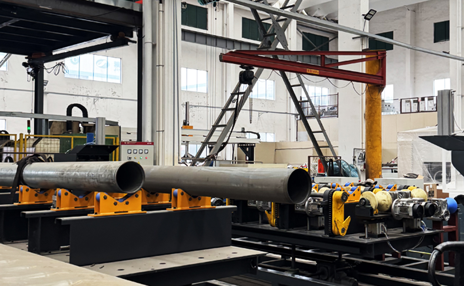 Double Head Awtomatikong Pipe Threading Machine