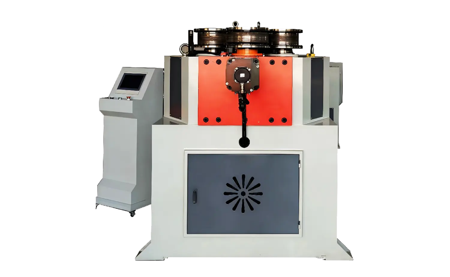 CNC Series Tube Roll Bending Machine na may Three-Roller Drive