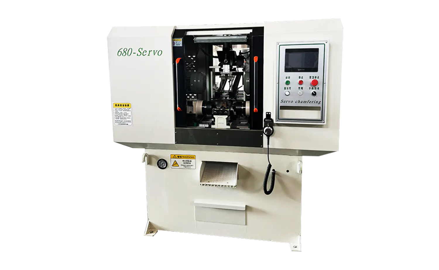 DEF680CNC Series Fast Speed Servo Double Head Tube Chamfering Machine